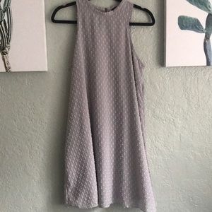 High neck shift dress